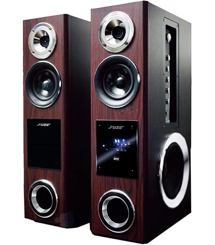 Amazon.co.jp: 山善(YAMAZEN) キュリオム ダブルスピーカー タワー型